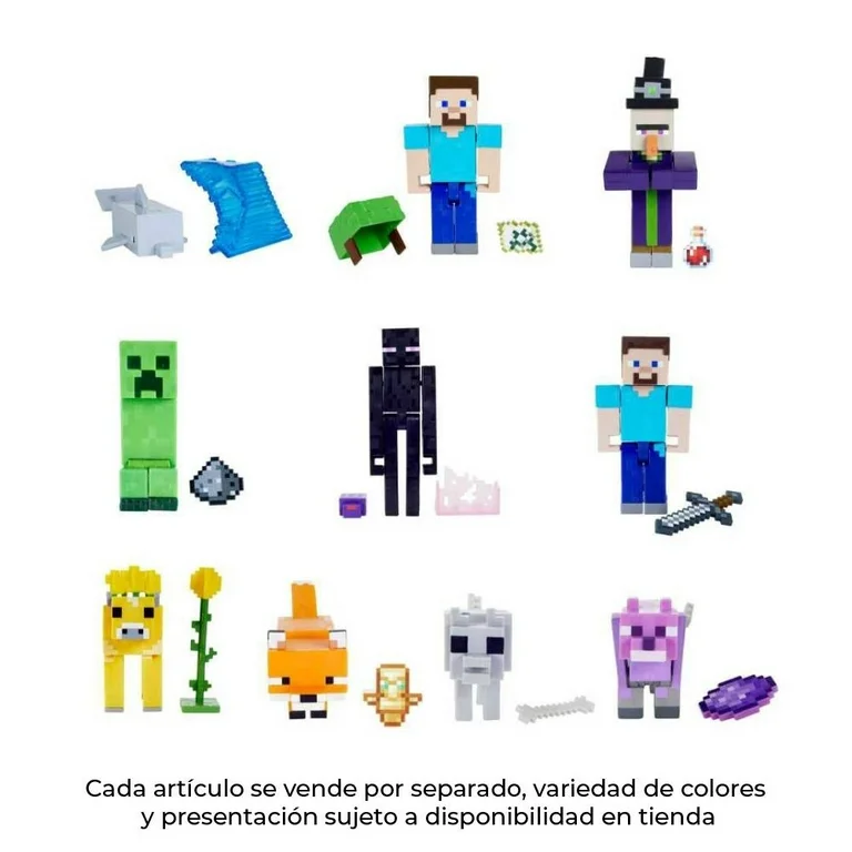 figuras de accion minecraft